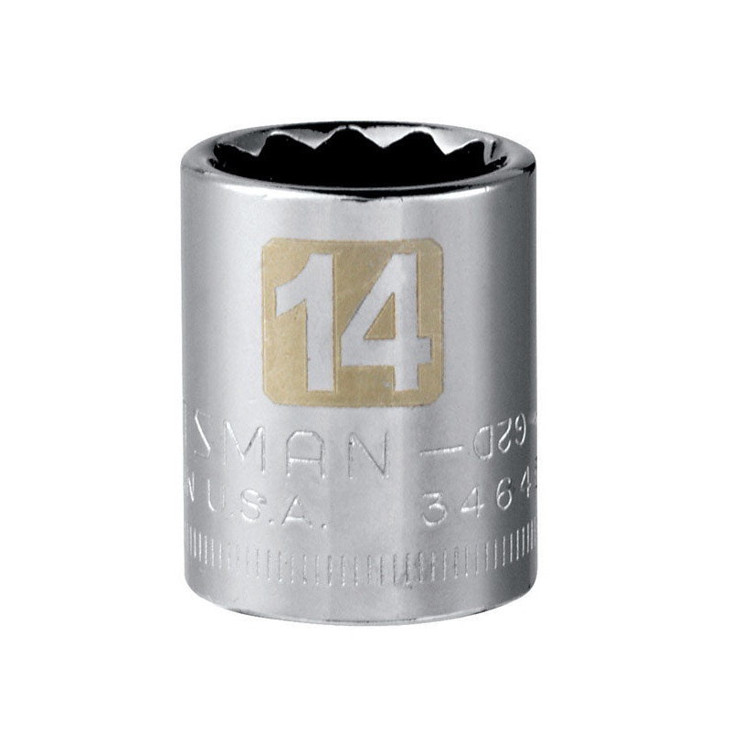Craftsman 3/8 in. Drive 12 Point 14 mm Standard Socket