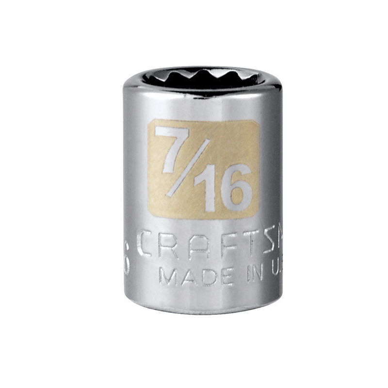 Craftsman 3/8 in. Drive 12 Point 7/16 in. Standard Socket