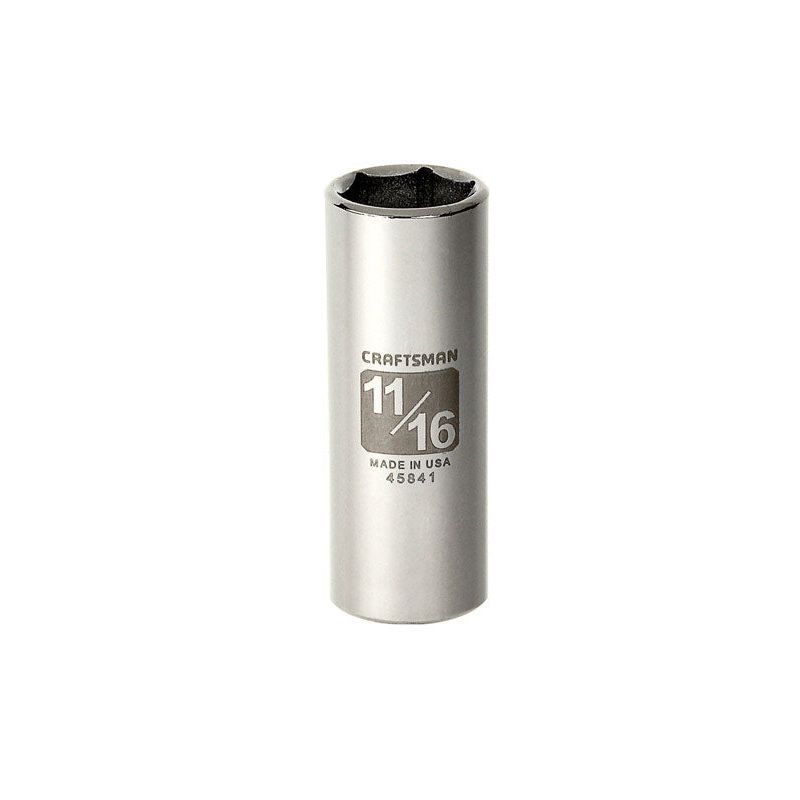 Craftsman 3/8 in. Drive 6 Point 11/16 in. Deep Socket