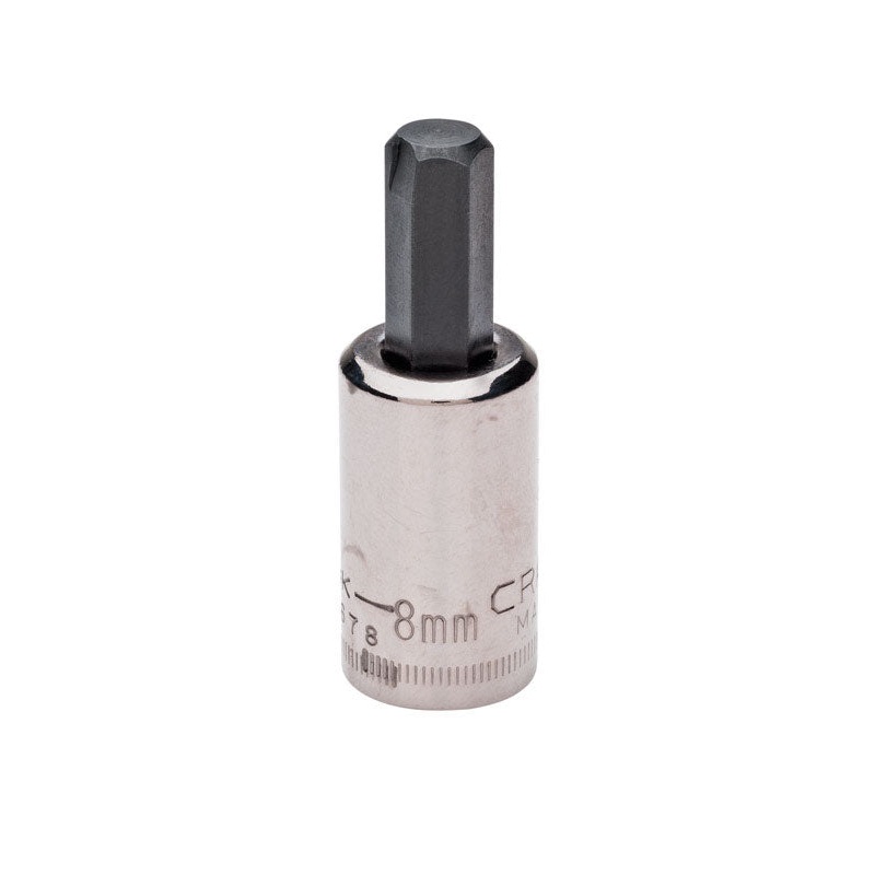 Craftsman 3/8 in. Drive 6 Point 8 mm Standard Hex Bit Socket