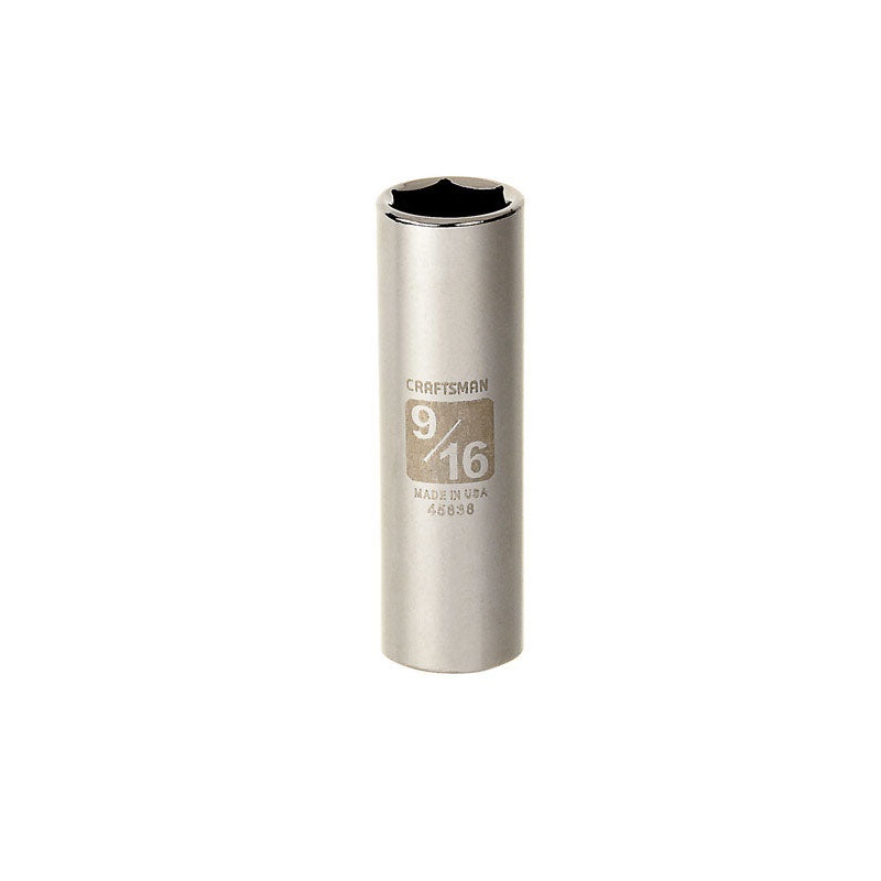 Craftsman 3/8 in. Drive 6 Point 9/16 in. Deep Socket