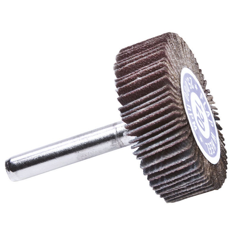Forney 1-1/2 in. Dia. x 1/4 in. Aluminum Oxide Flap Wheel 120 Grit