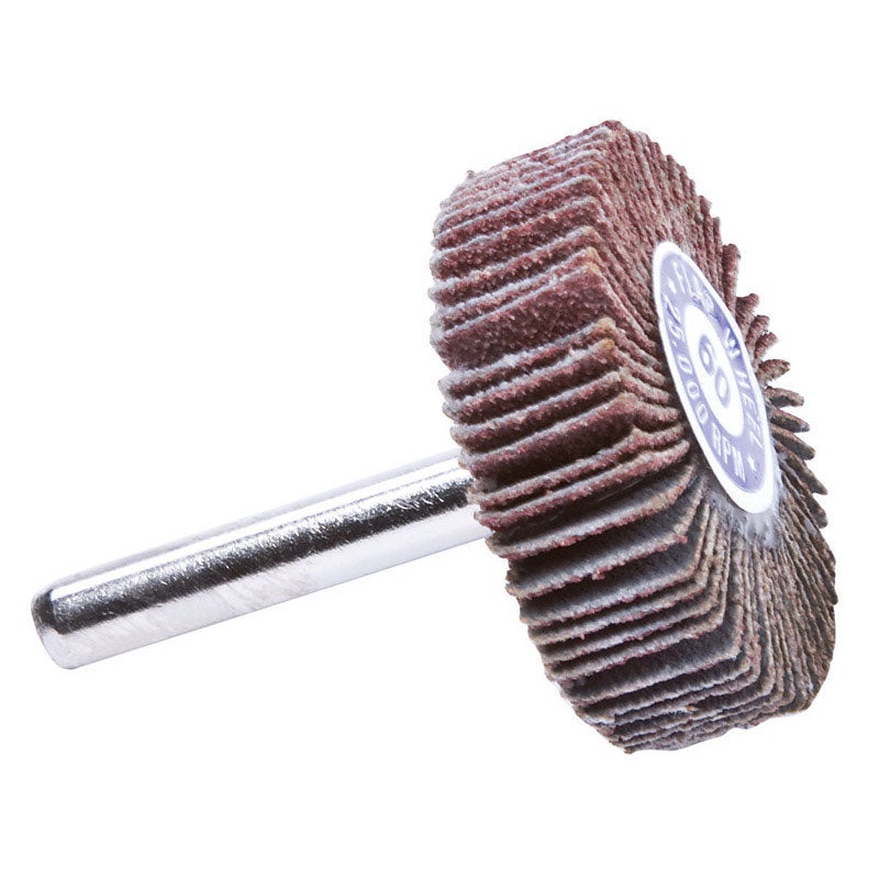 Forney 1-1/2 in. Dia. x 1/4 in. Aluminum Oxide Flap Wheel 60 Grit