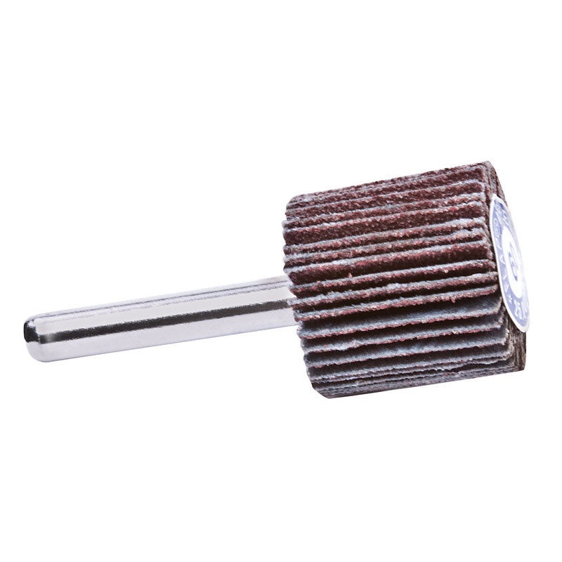 Forney 1 in. Dia. x 1/4 in. Aluminum Oxide Flap Wheel 60 Grit