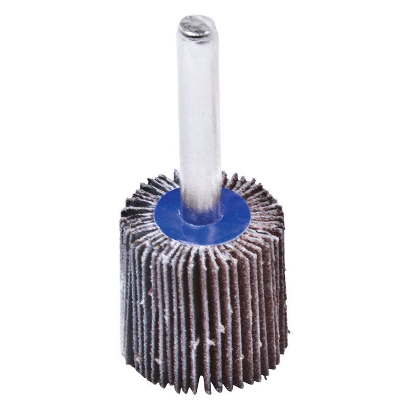 Forney 1 in. Dia. x 1/4 in. Aluminum Oxide Flap Wheel 80 Grit