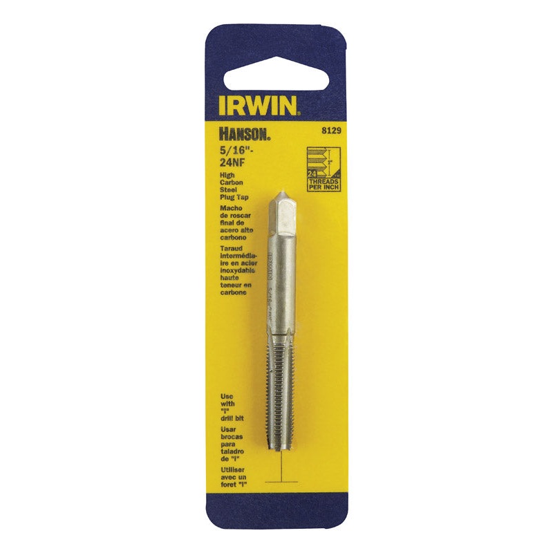 Irwin Hanson High Carbon Steel 5/16 in.-24NF SAE Fraction Tap 1