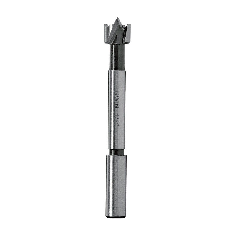 Irwin Marples Carbon Steel Reduced Shank 1/2 in. Dia. Forstner Drill Bit 1 pc.