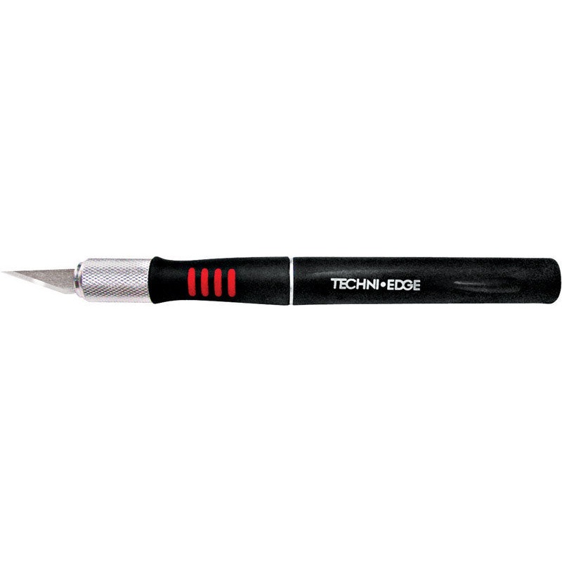 TechniEdge Number 2 Soft Grip Hobby Knife Black
