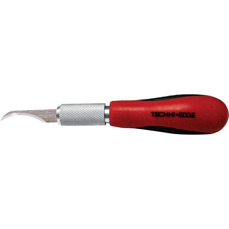 TechniEdge Number 5 Soft Grip Hobby Knife Black/Red