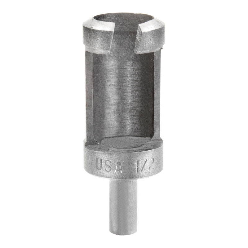 Vermont American Steel Straight Shank 1/2 in. Dia. Plug Cutter 1 pc.