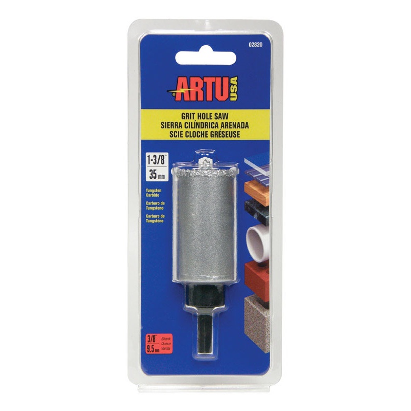 ARTU 1-3/8 in. Dia. Tungsten Carbide Grit Hole Saw