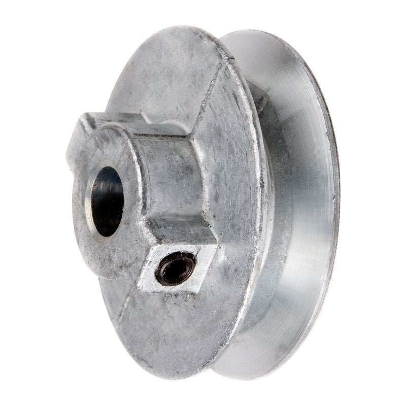 Chicago Die Cast Single V Grooved Pulley A 4 in. x 1/2 in. Bulk