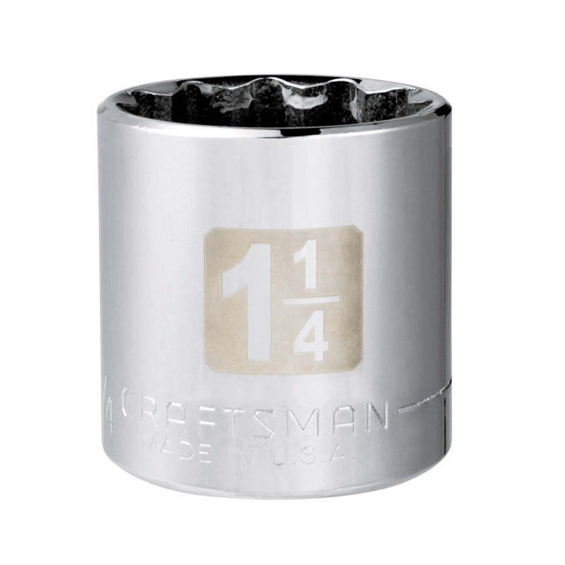 Craftsman 1/2 in. Drive 12 Point 1-1/4 in. Standard Socket