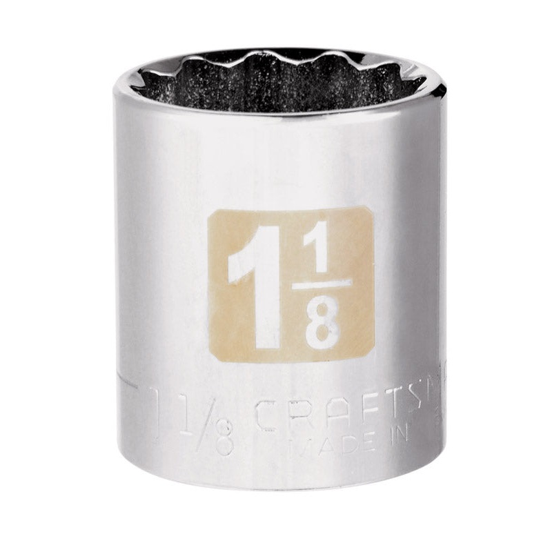 Craftsman 1/2 in. Drive 12 Point 1-1/8 in. Standard Socket