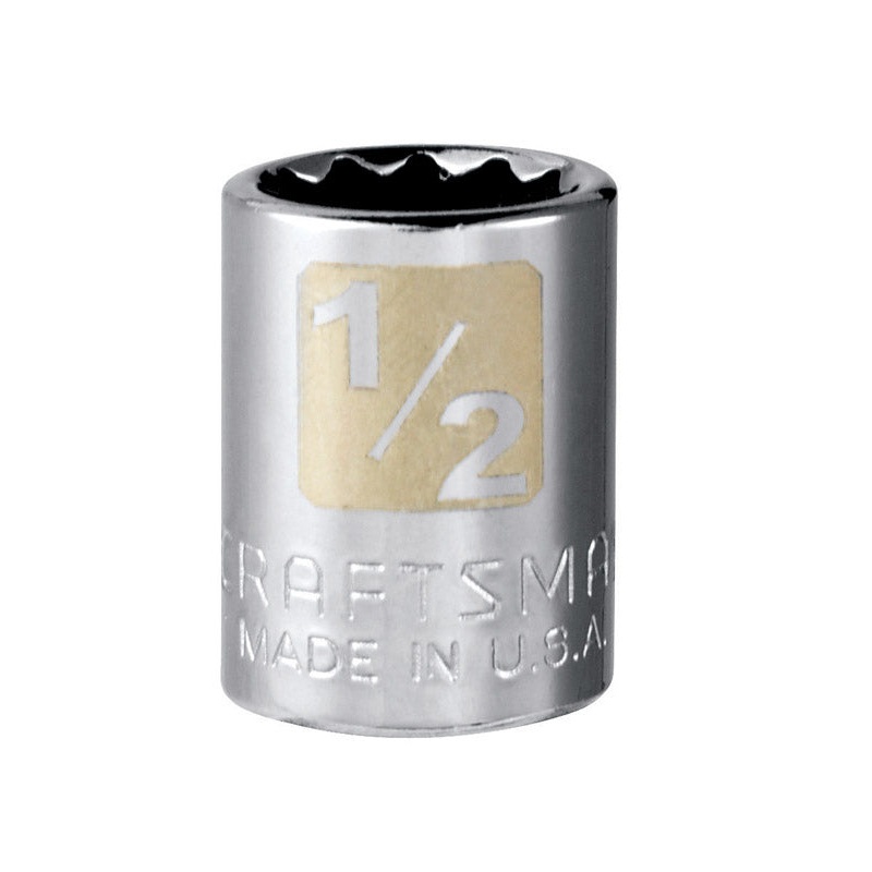 Craftsman 3/8 in. Drive 12 Point 1/2 in. Standard Socket