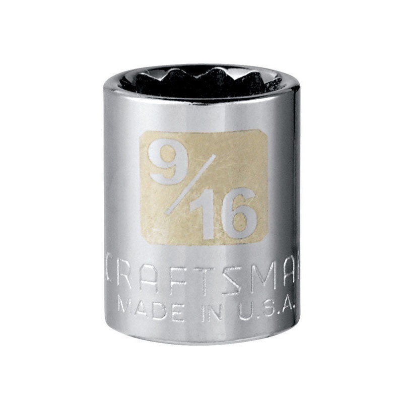 Craftsman 3/8 in. Drive 12 Point 9/16 in. Standard Socket