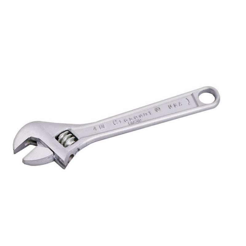 Crescent 4 in. L Alloy Steel Adjustable Wrench