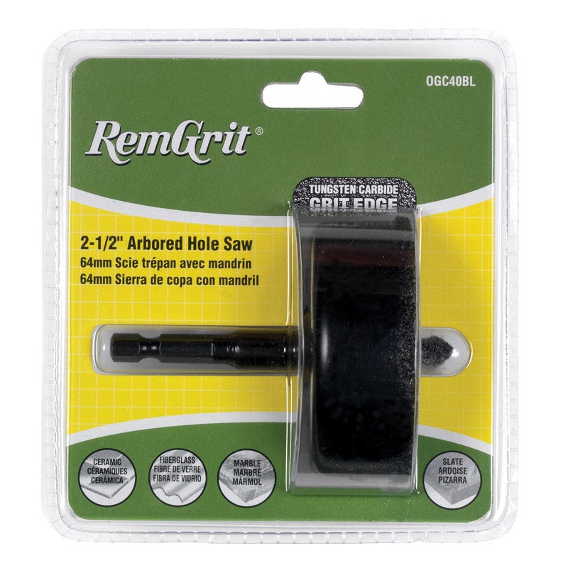 Disston RemGrit 2-1/2 in. Dia. Carbide Grit Hole Saw