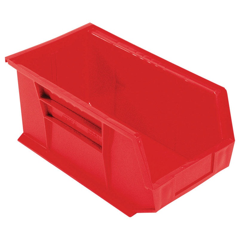 Quantum Storage Tool Storage Bin 6-3/4 in. H x 8-1/4 in. W x 14-3/4 in. L Red