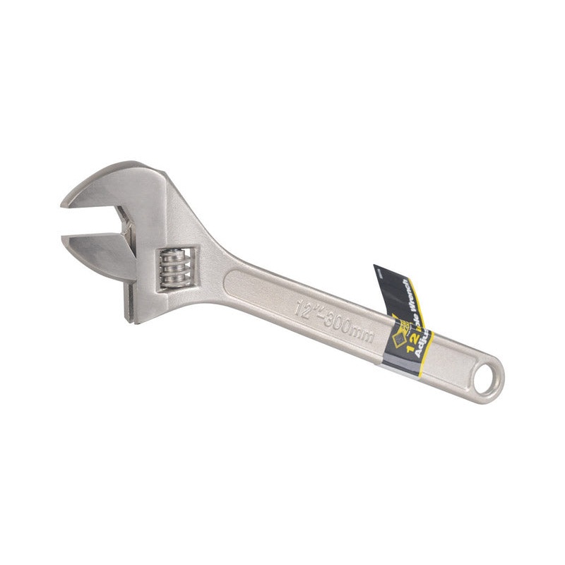 Steel Grip 12 in. L Chrome Plated Adjustable Wrench