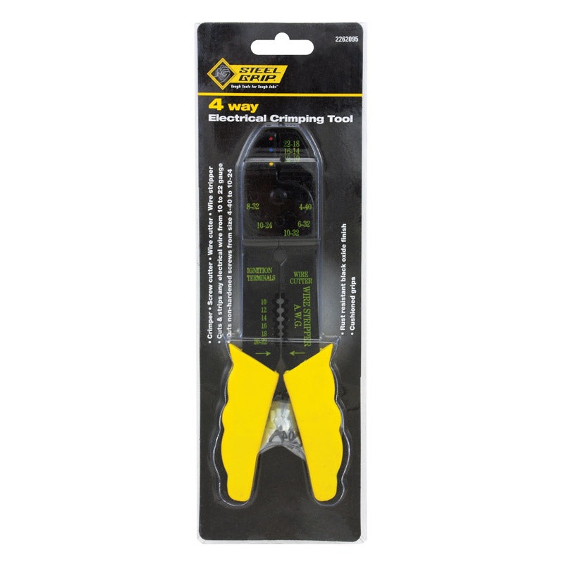 Steel Grip 4 Way Electrical Crimping Tool