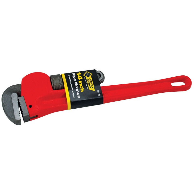 Steel Grip Adjustable 14 in. Steel Pipe Wrench
