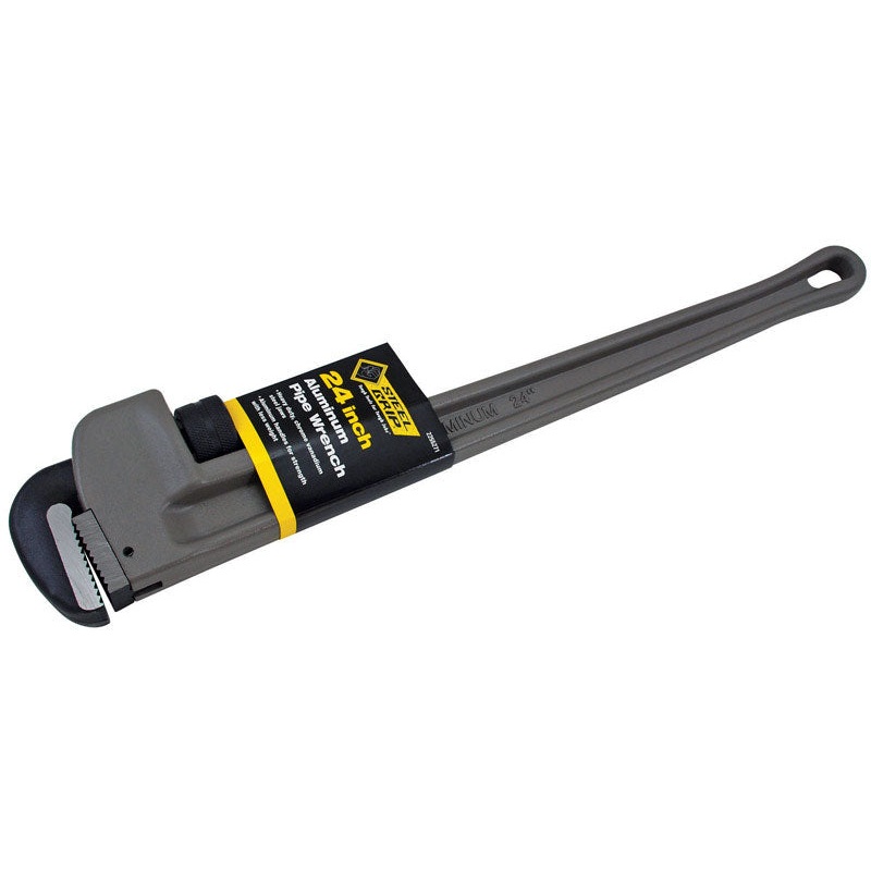 Steel Grip Adjustable 24 in. Aluminum Pipe Wrench