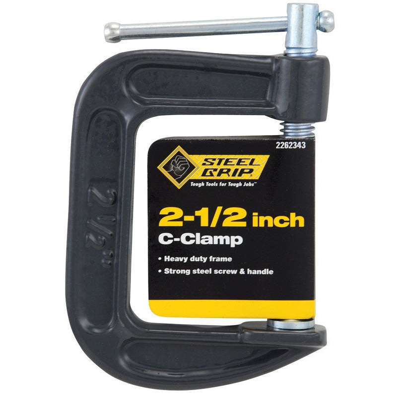 Steel Grip Steel Adjustable C-Clamp 2-1/2 in.