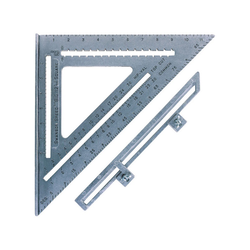 Swanson Aluminum Speed Square 12 in. L x 12 in. H