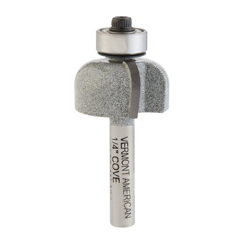 Vermont American 1/4 in. Radius Carbide Tipped Cove Router Bit