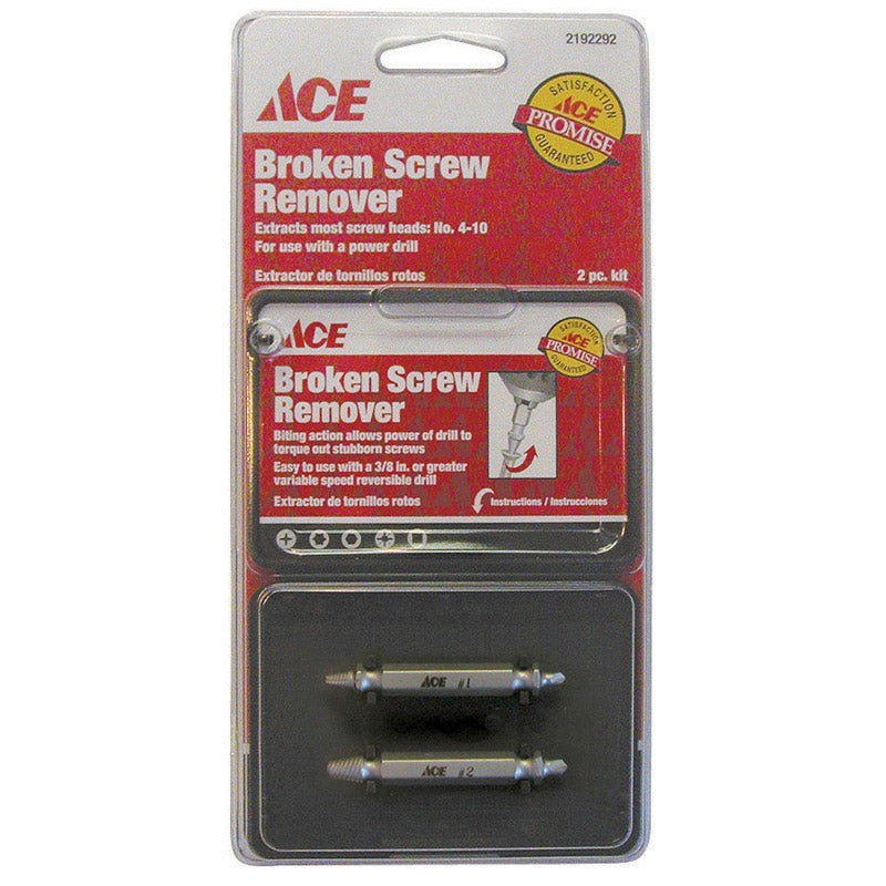 Ace 2 pc. Multi Size Screw Extractor