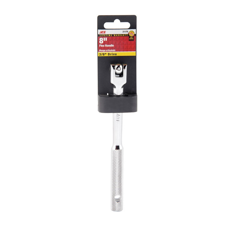 Ace 3/8 in. Drive Steel 8 in. Flex Handle