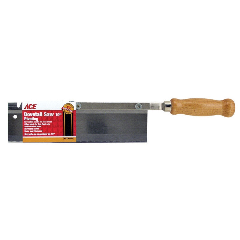 Ace Dovetail Saw 10 in. L Hardwood Handle