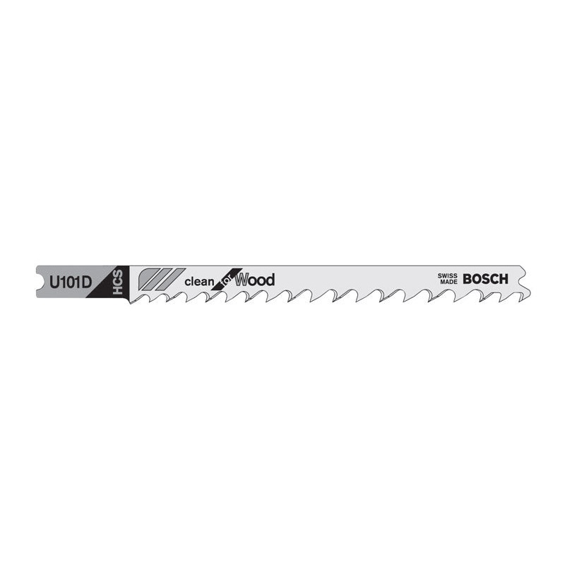Bosch High Carbon Steel U-Shank 3-5/8 in. L Jig Saw Blade 6 TPI 3 pk