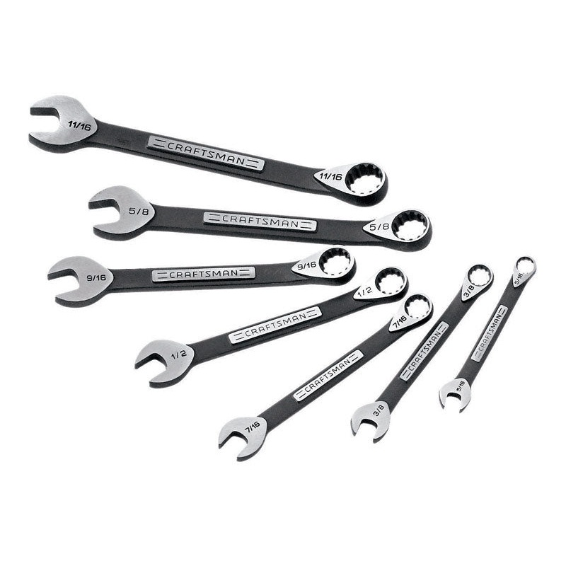 Craftsman 7 pc. Steel SAE Ratcheting Universal Wrench Set