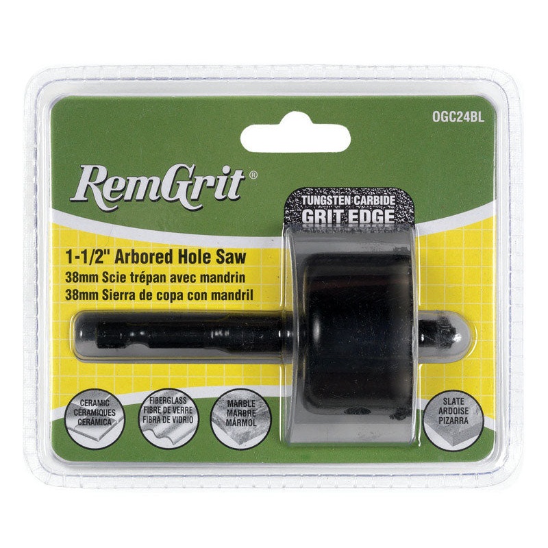 Disston RemGrit 1-1/2 in. Dia. Carbide Grit Hole Saw