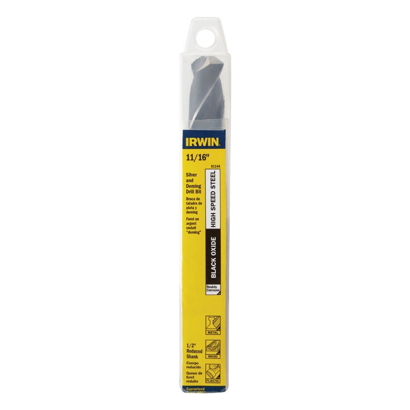 Irwin High Speed Steel Reduced 11/16 in. Dia. Drill Bit 1