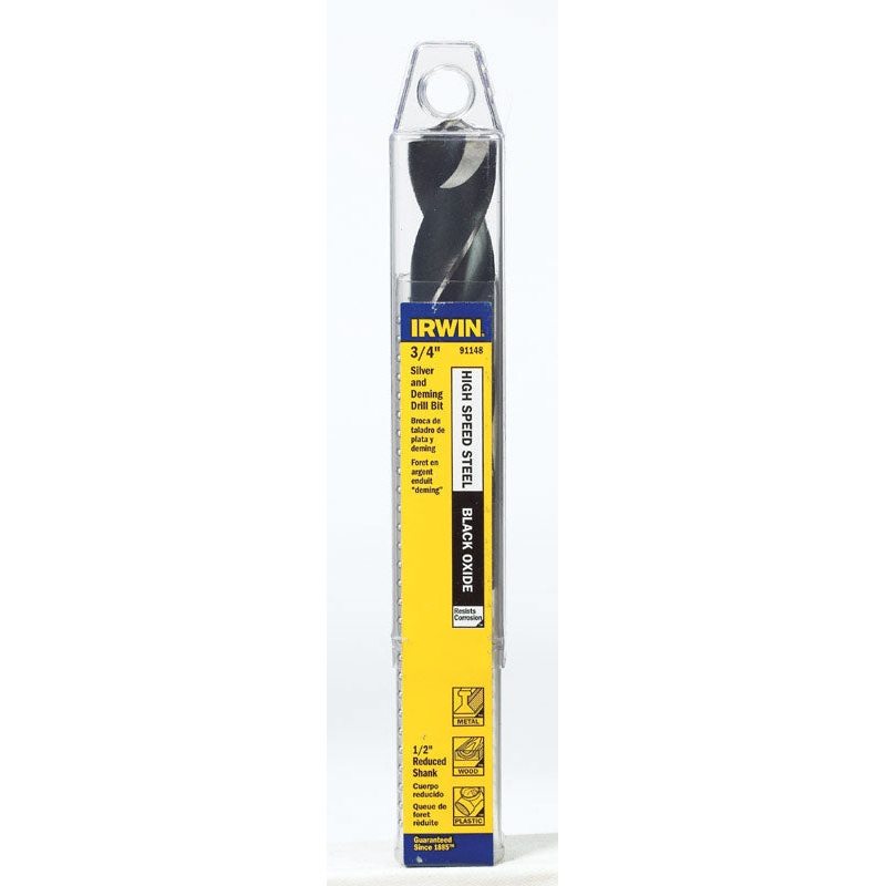 Irwin High Speed Steel Reduced 3/4 in. Dia. Drill Bit 1