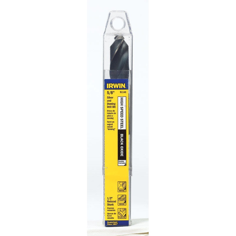 Irwin High Speed Steel Reduced 5/8 in. Dia. Drill Bit 1