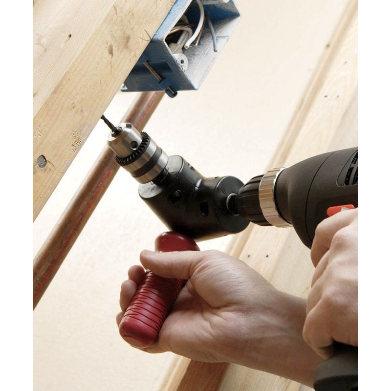 Milescraft Steel Hex 3/8 in. Dia. Right Angle Drill Attachment 1 pc.