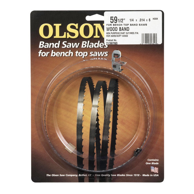 Olson 59.5 in. L x 0.3 in. W Carbon Steel Band Saw Blade