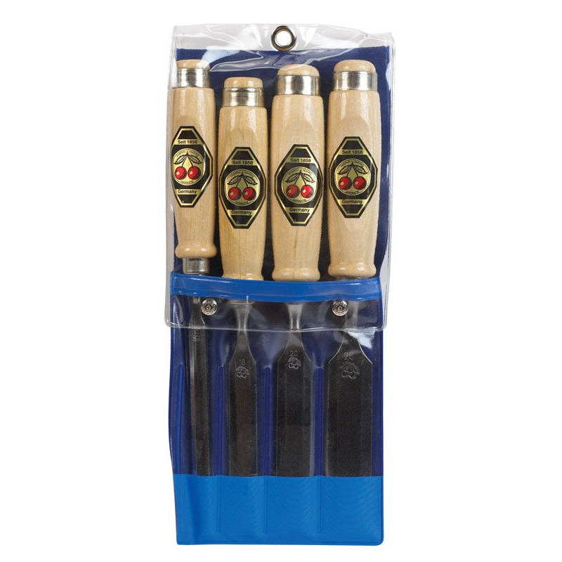 Two Cherries 5 in. W x 12 in. L Steel Chisel Set 4 pc.