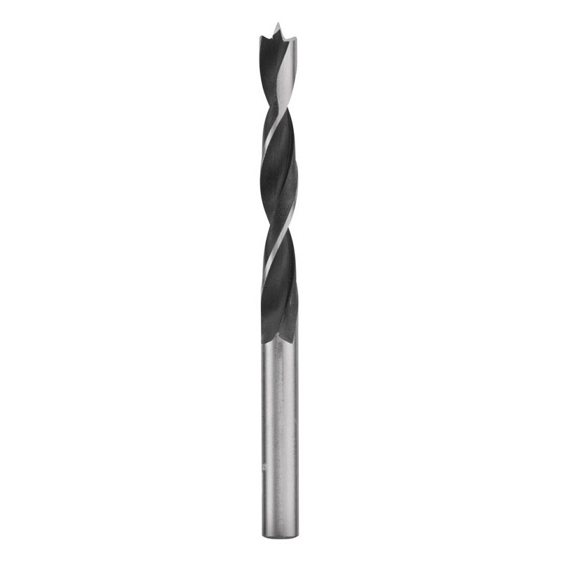 Vermont American Steel Reduced Shank 3/8 in. Dia. x 5-3/16 in. L Brad Point Drill Bit 1 pc.