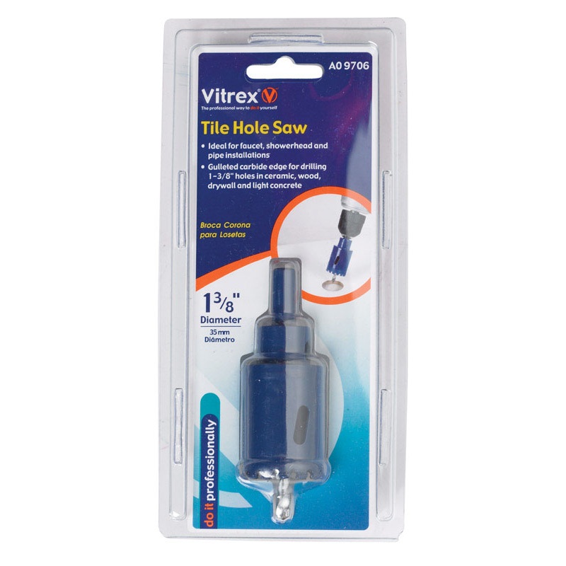 Vitrex 1-3/8 in. Dia. Bi-Metal Tile Hole Saw