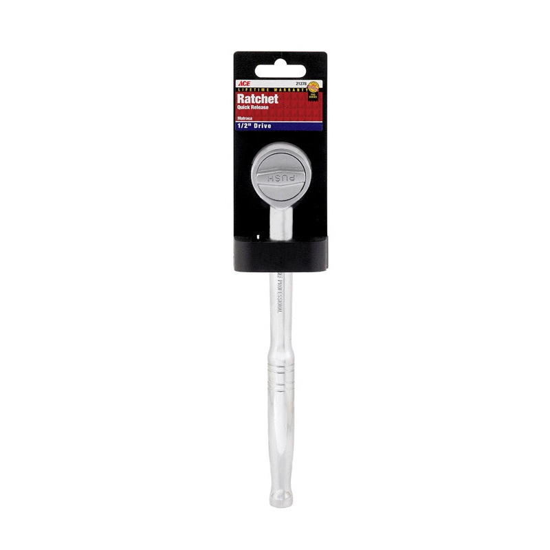 Ace 1/2 in. Drive Steel Quick Release Ratchet
