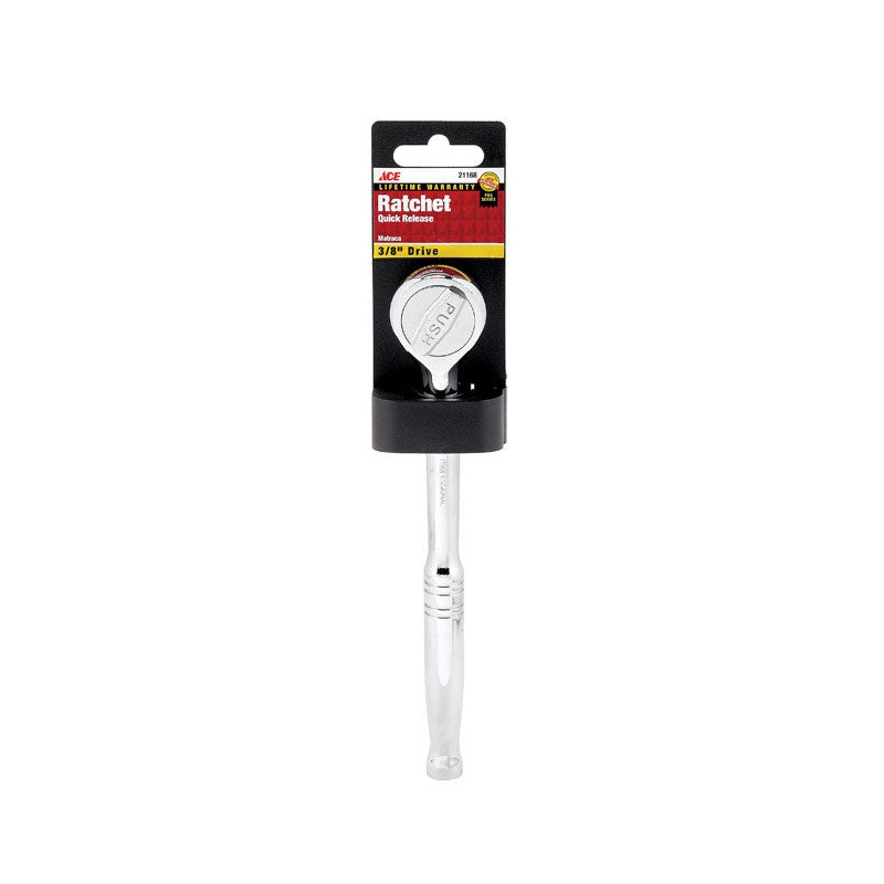 Ace 3/8 in. Drive Steel Quick Release Ratchet