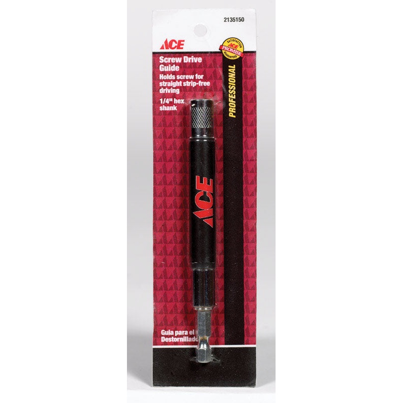 Ace Screw Drive Guide 1/4 in. Dia. x 4-3/4 in. L 1 pc.