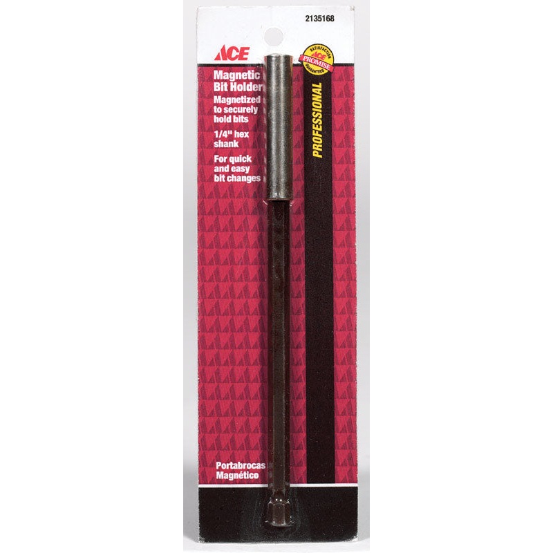 Ace Screwdriver Bit Holder 1/4 in. Dia. x 5 in. L 1 pc.