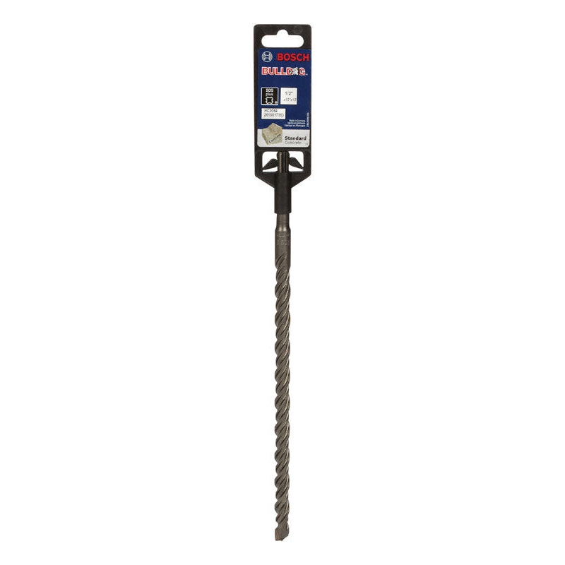 Bosch Bulldog Steel SDS Plus Shank 1/2 in. Dia. x 12 in. L Rotary Hammer Bit 1 pc.