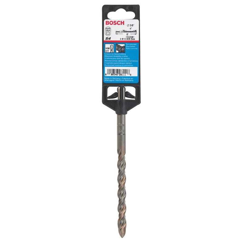Bosch Bulldog Steel SDS Plus Shank 3/8 in. Dia. x 6 in. L Rotary Hammer Bit 1 pc.